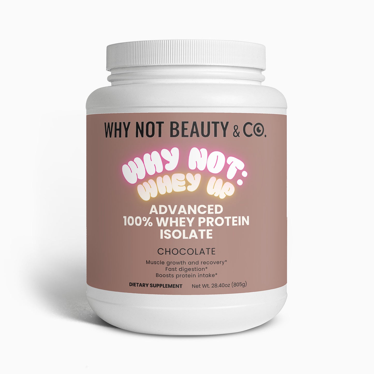 WHY NOT: WHEY UP Advanced 100% Whey Protein Isolate (Chocolate)