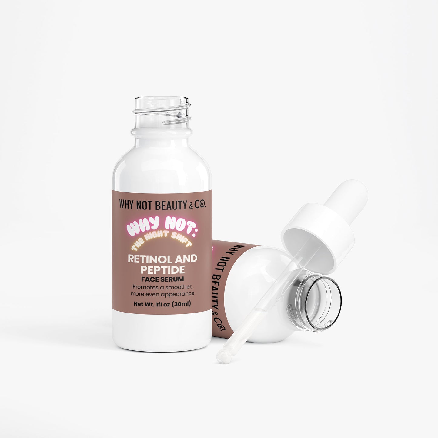 WHY NOT: THE NIGHT SHIFT Retinol and Peptide Face Serum